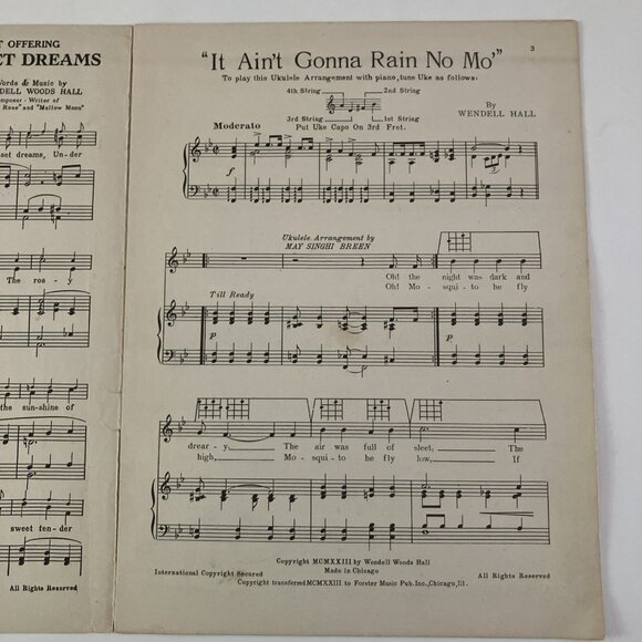 1920s 1930s Vintage Sheet Music  Mickey Rooney Judy Garland Indian Love Call - Picture 13 of 16